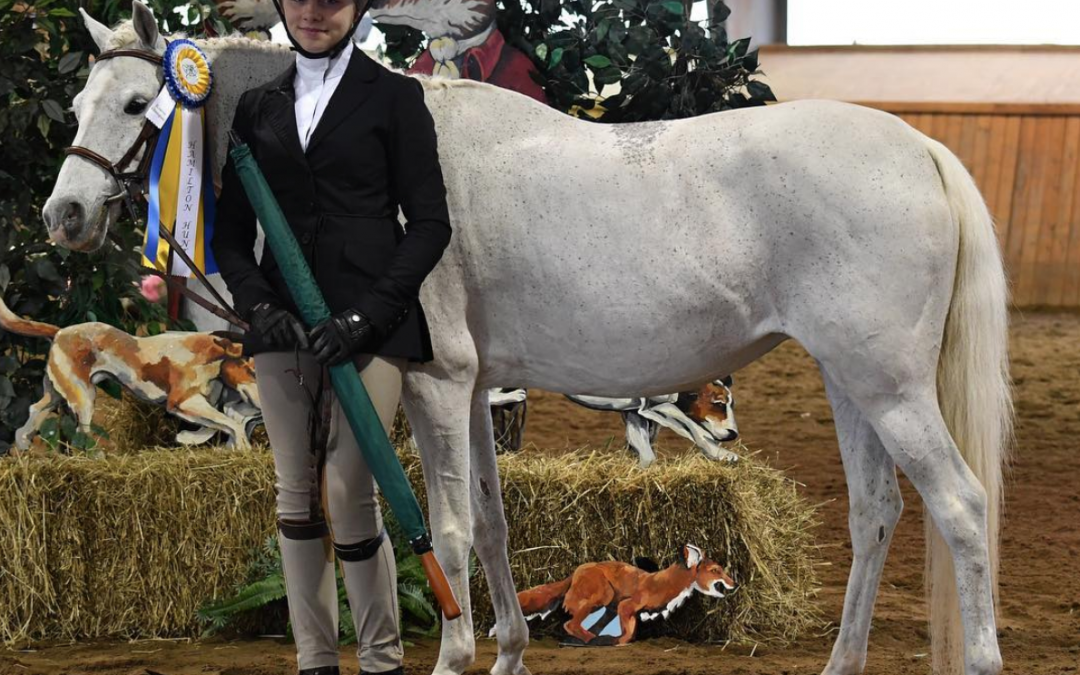 Julia Hudon & Absolute Lily Reserve Champion @ Hamilton Hunt